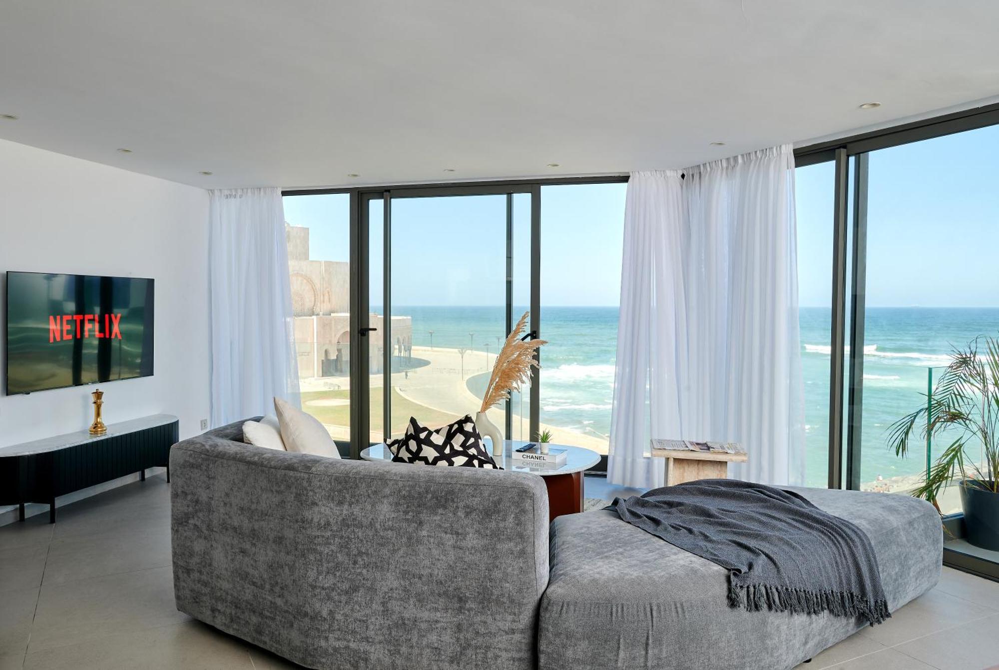 Apartment Sea View B22 -Mosquee Hassan II By Thecasaedition Casablanca Bagian luar foto