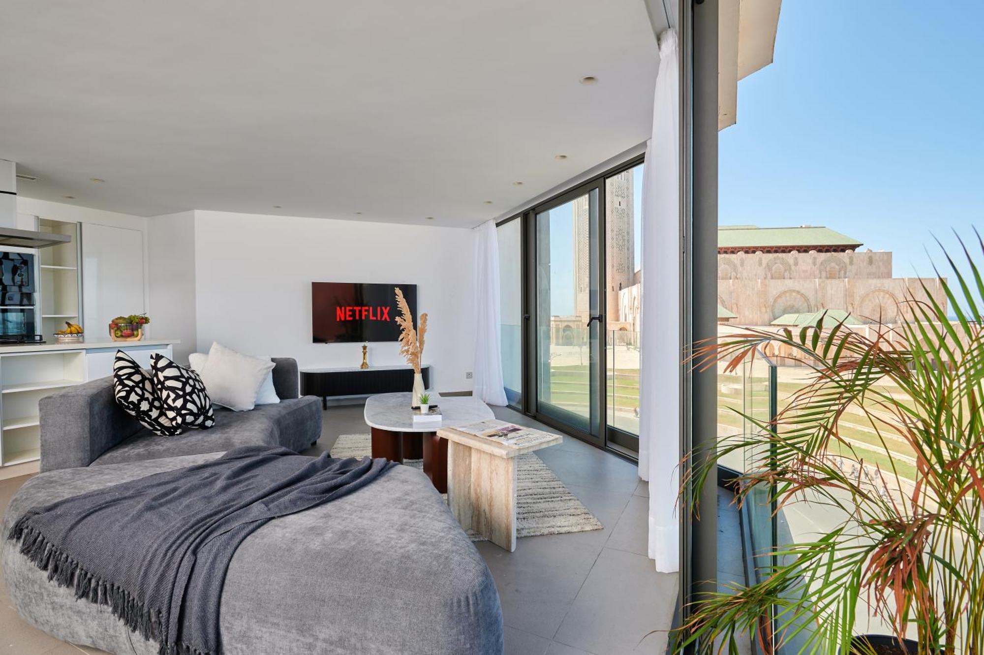 Apartment Sea View B22 -Mosquee Hassan II By Thecasaedition Casablanca Bagian luar foto